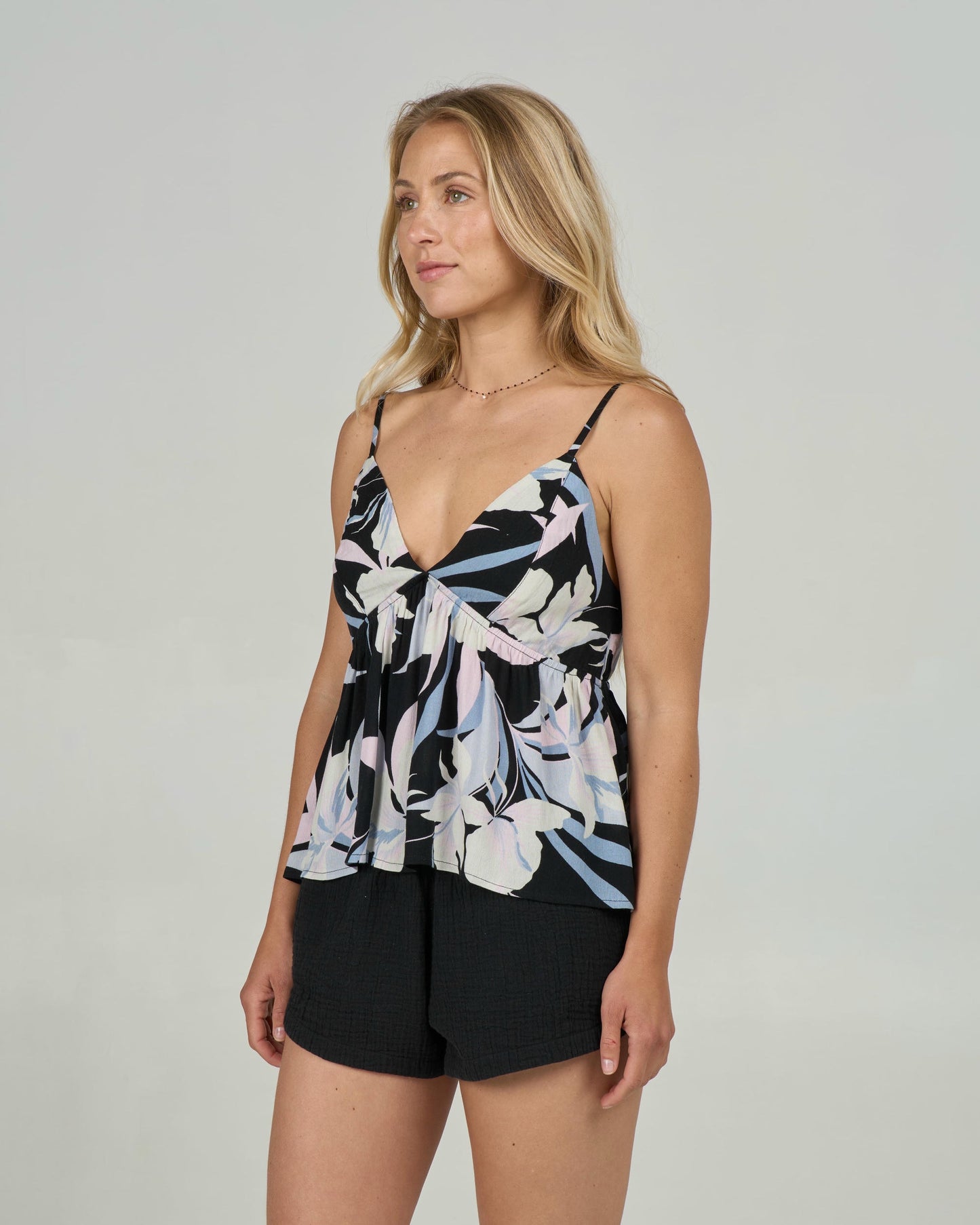 Bloomed Cami - Black