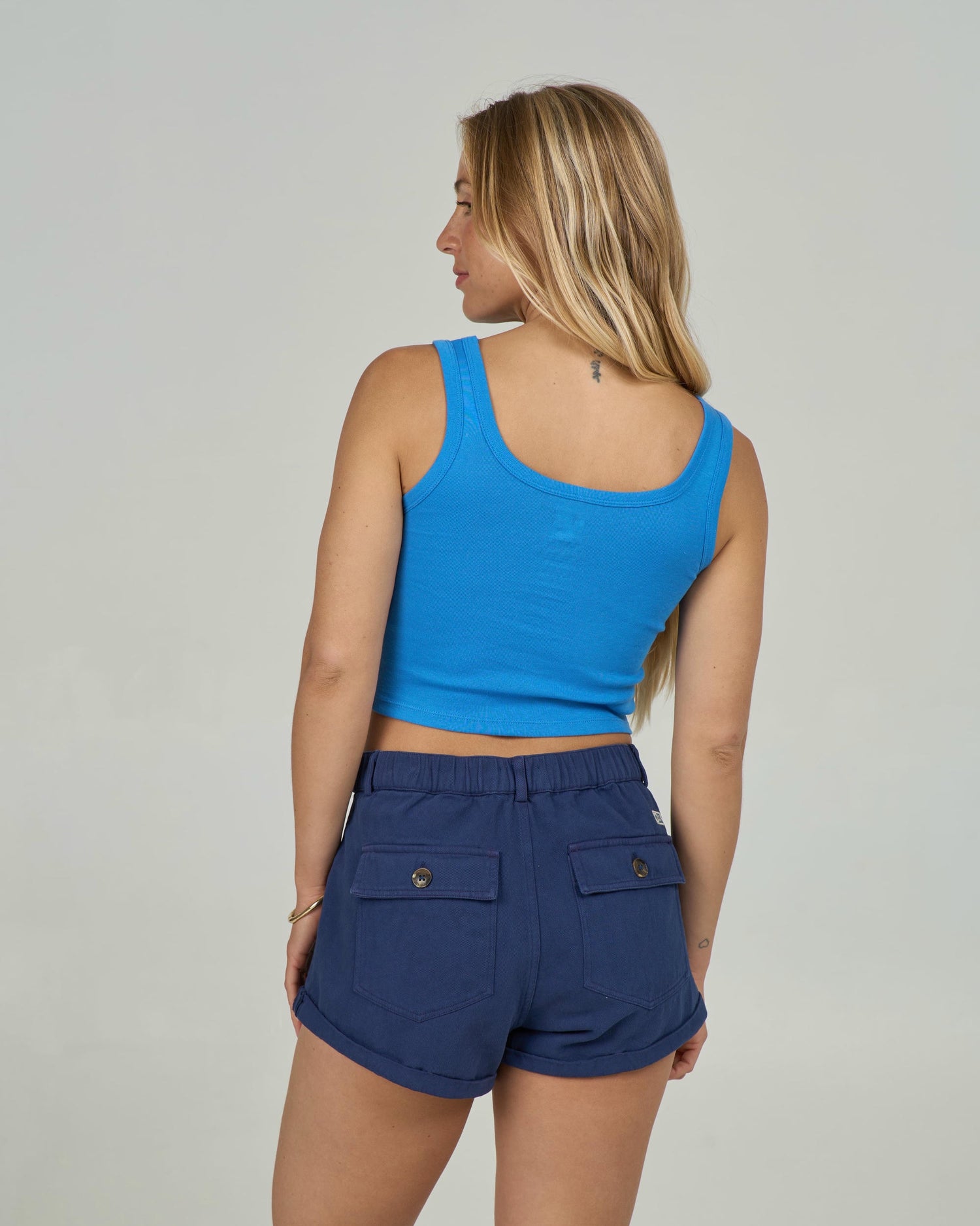 Unscripted Tank - Bold Blue