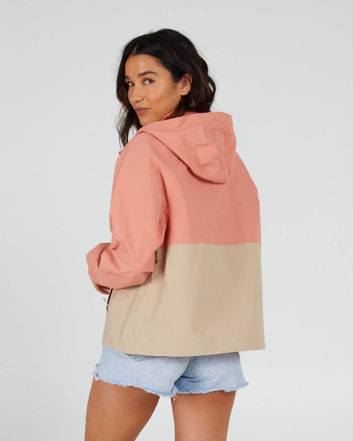 Salty Crew Womens - Mainsail Anorak - Terracotta/Sand Dune