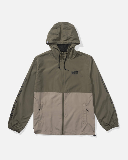 Salty crew JACKETS Surface Windbreaker Jacket - Olive in OLIVE