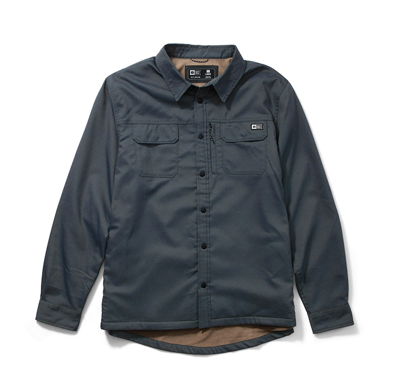 Fathom Ls Tech Shacket - Midnight Navy