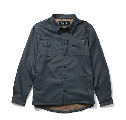 Fathom Ls Tech Shacket - Midnight Navy