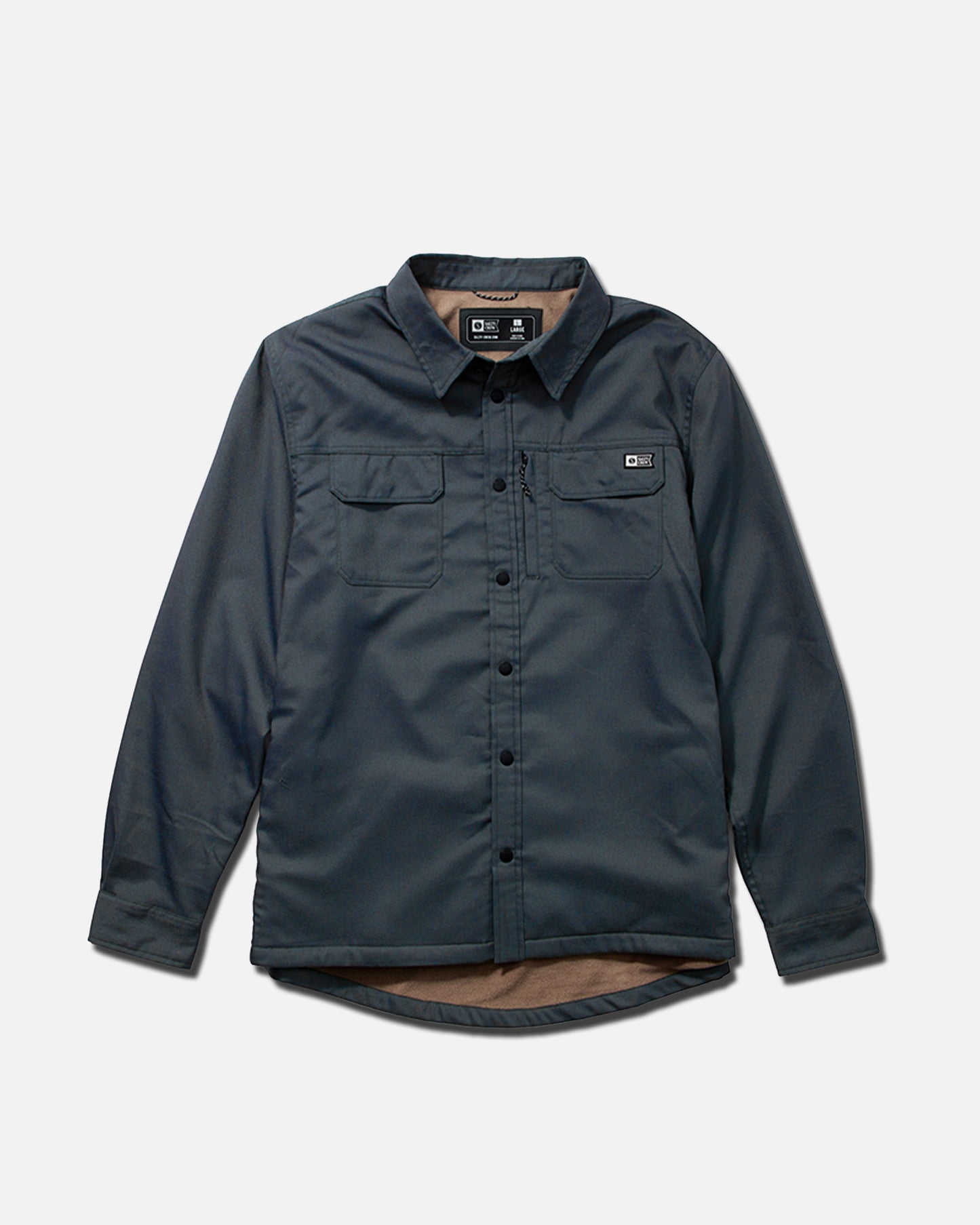 Fathom Ls Tech Shacket - Midnight Navy