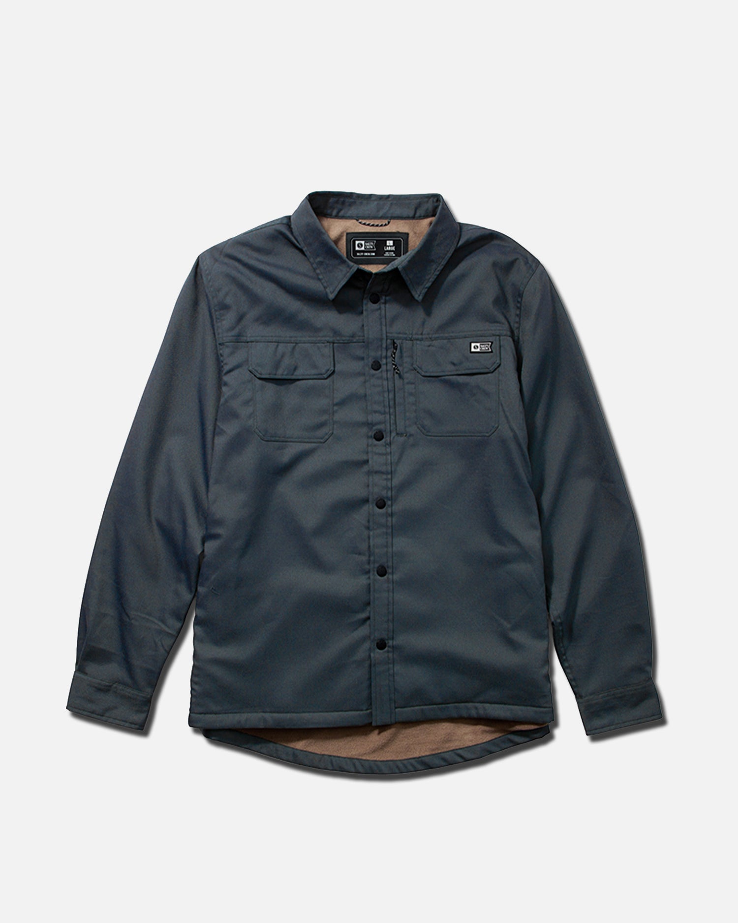 Fathom Ls Tech Shacket - Midnight Navy
