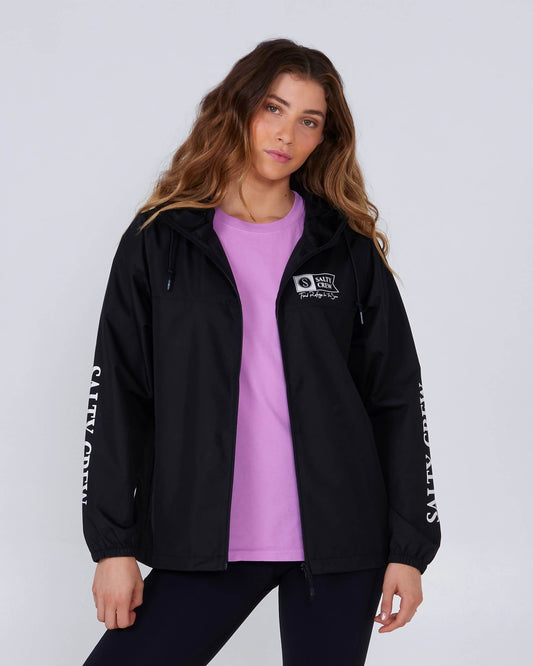 Salty Crew Womens - Frits Windbreaker - Black