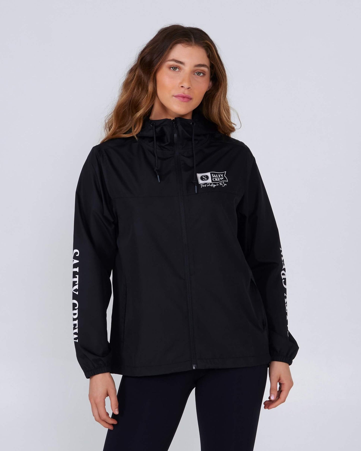 Salty Crew Womens - Frits Windbreaker - Black