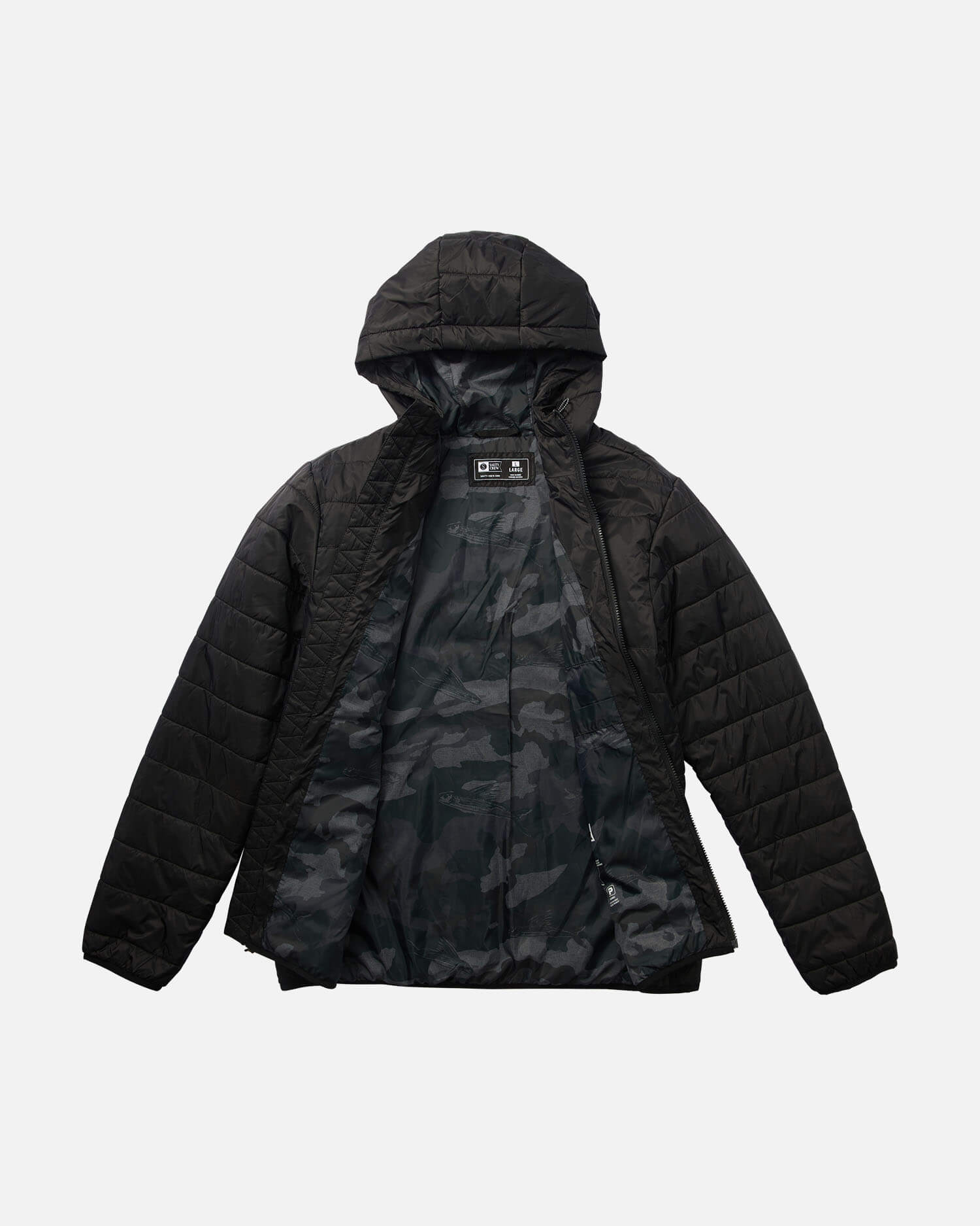 Salty Crew Men - Barrier 2.0 Puff Jacket - Black