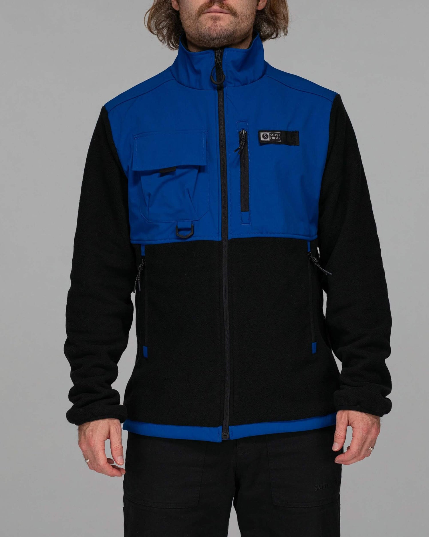 Salty crew JACKETS Radiant Polar Fleece Jacket - True Blue in True Blue