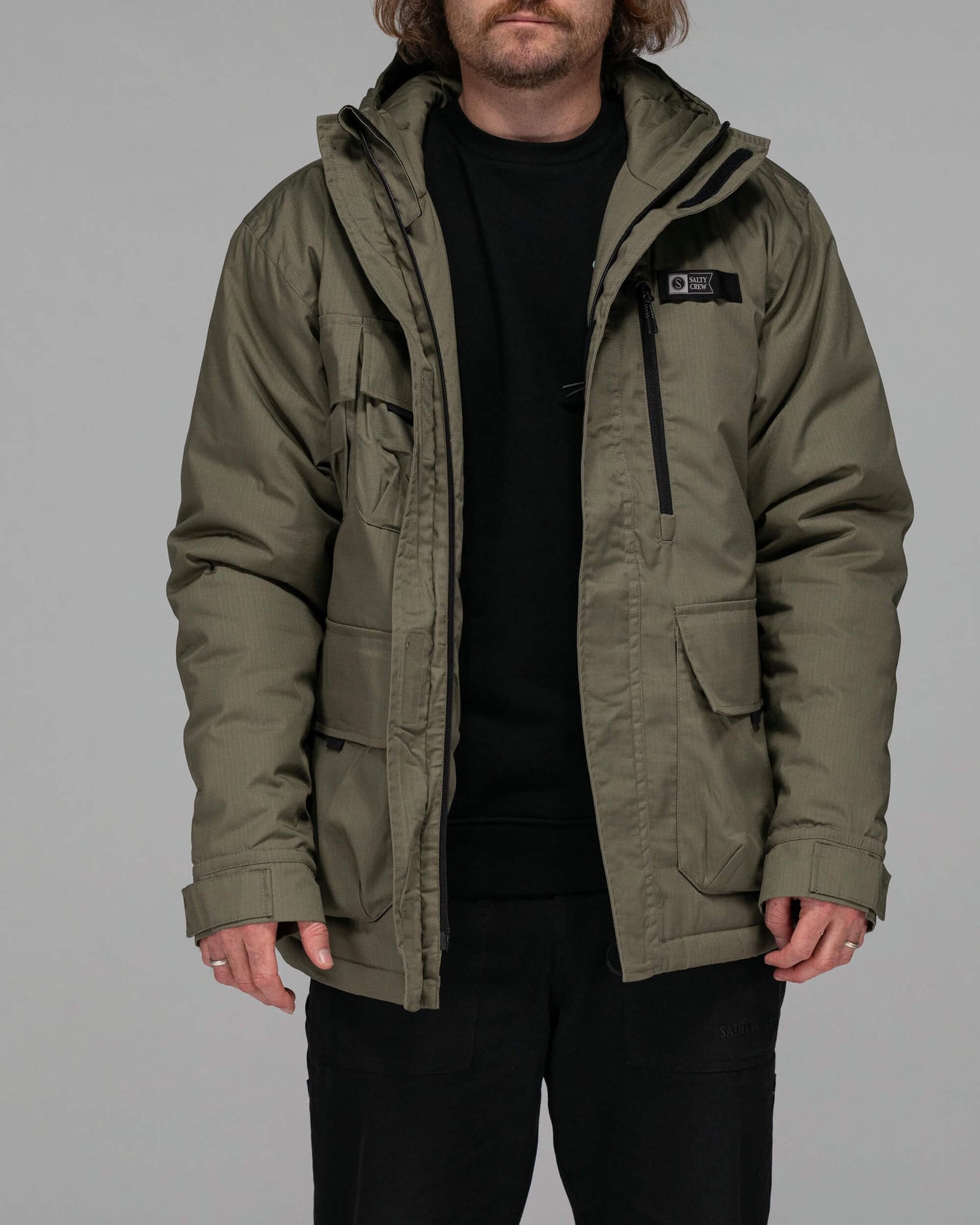 Salty crew JACKETS Torrent Tech Jacket - Olive in Olive