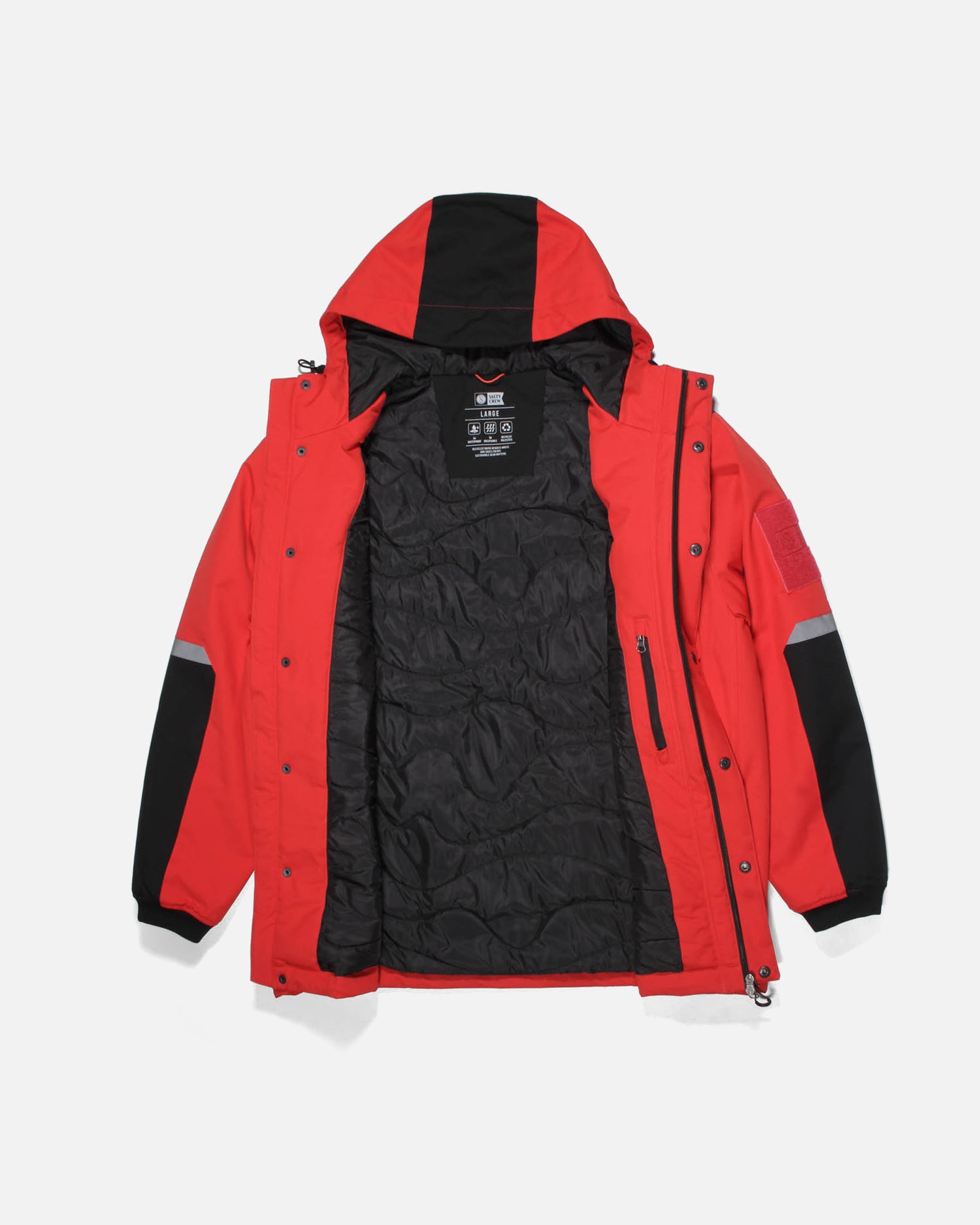 Pilot Waterproof Fishing Jacket - Washed Red