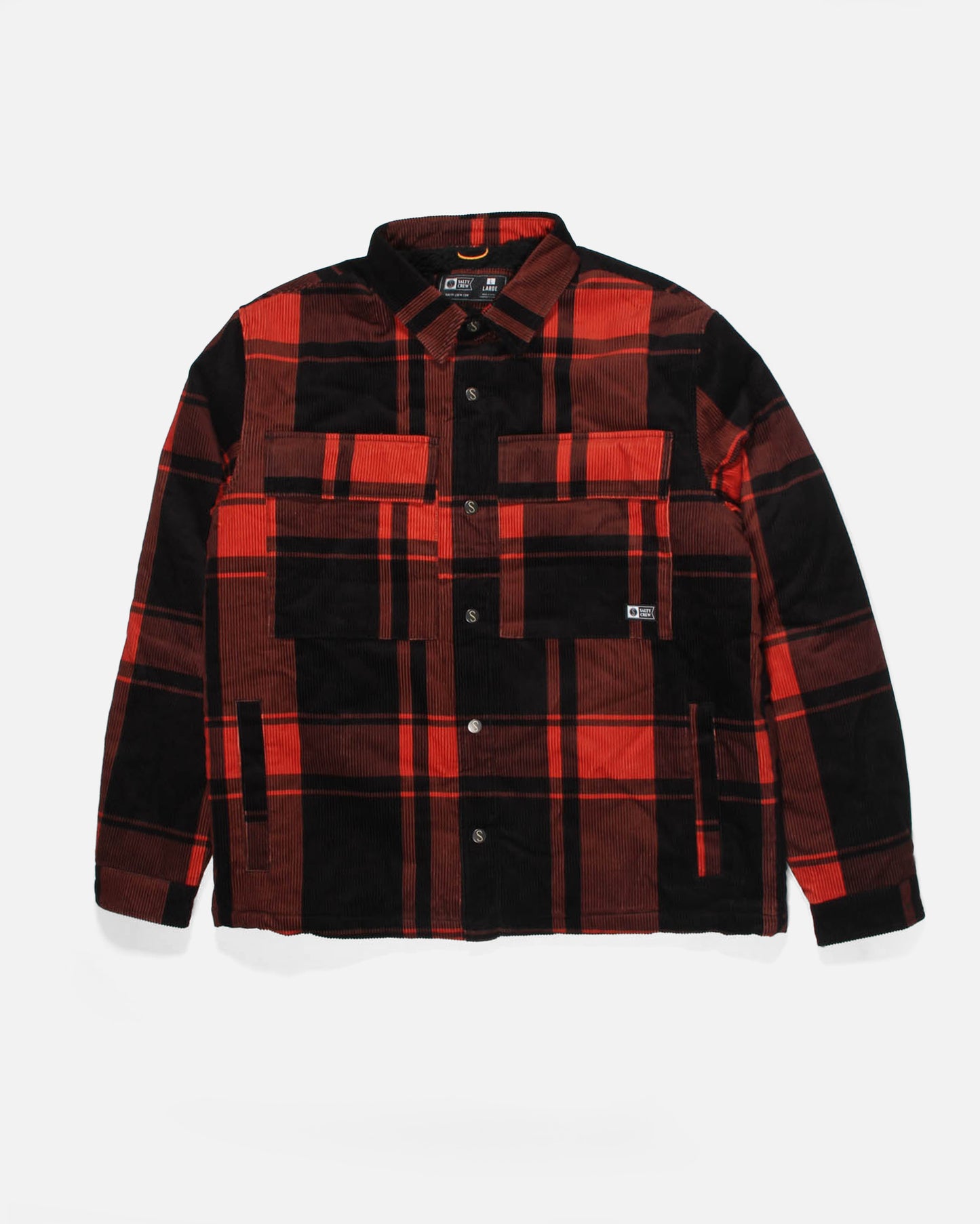 Crux Overshirt - Washed Red