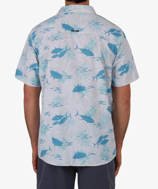 Feeding Frenzy Uv Woven - Gray