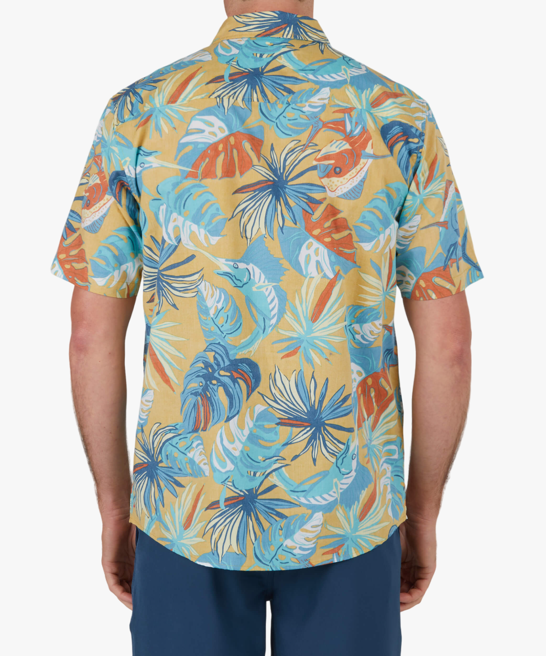 Large Kine S/S Woven - Seaweed