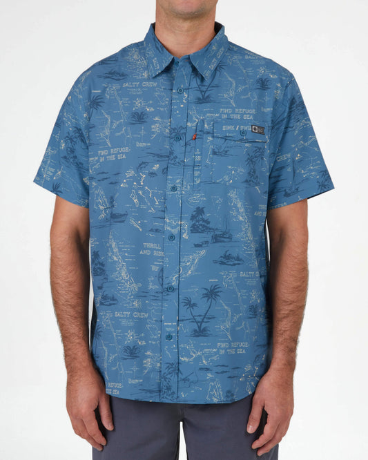 Seafarer S/S Tech Woven - Slate