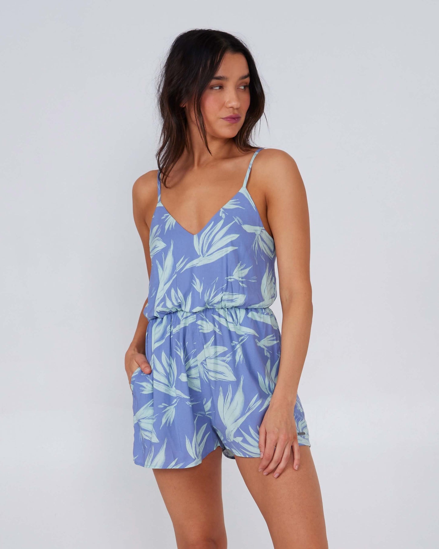 Salty Crew Womens - Drifting Romper - Blue Dusk