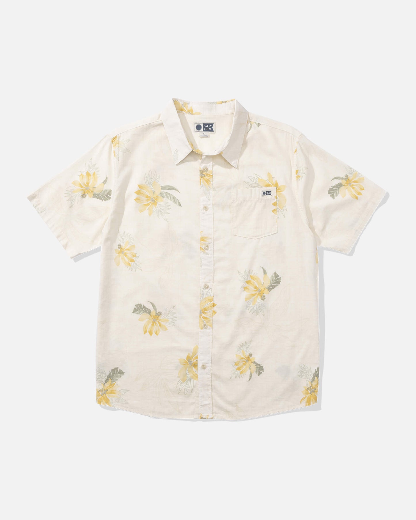Salty crew WOVEN SHIRTS Bloomin Ss Woven - Salt in Salt