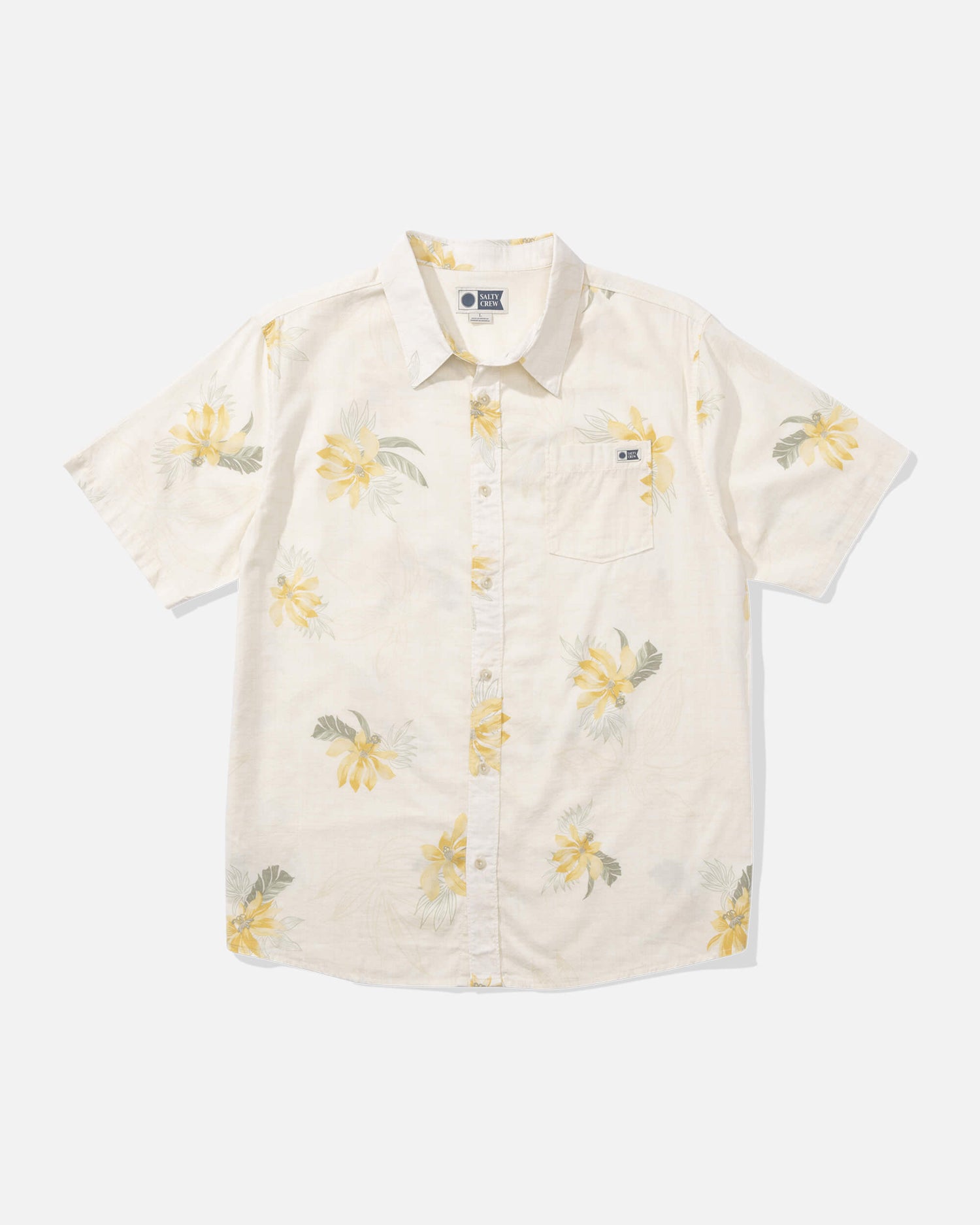 Salty crew WOVEN SHIRTS Bloomin Ss Woven - Salt in Salt
