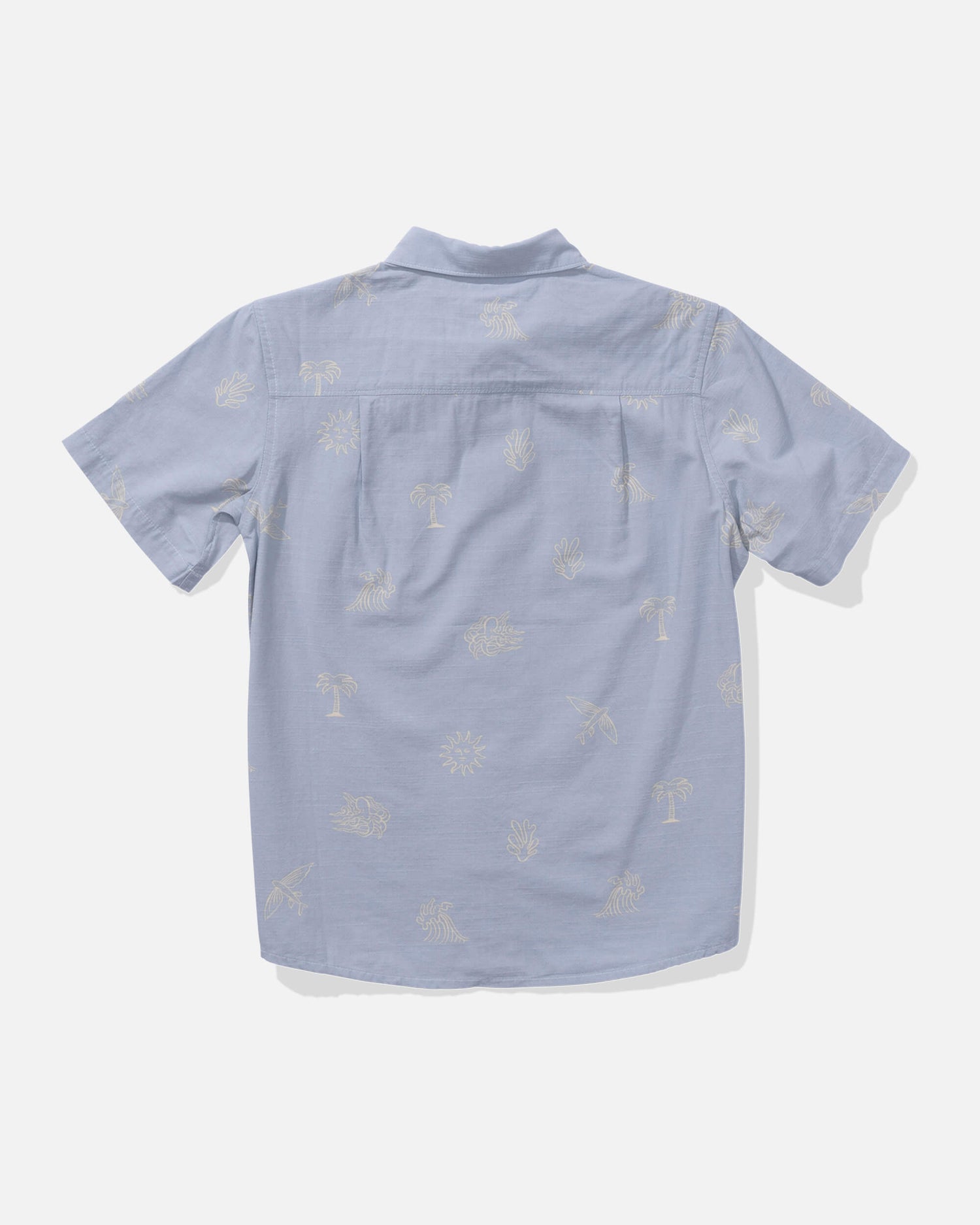 Salty crew WOVEN SHIRTS Good Vibes  Ss Woven Kids - Blue Fog in Blue Fog