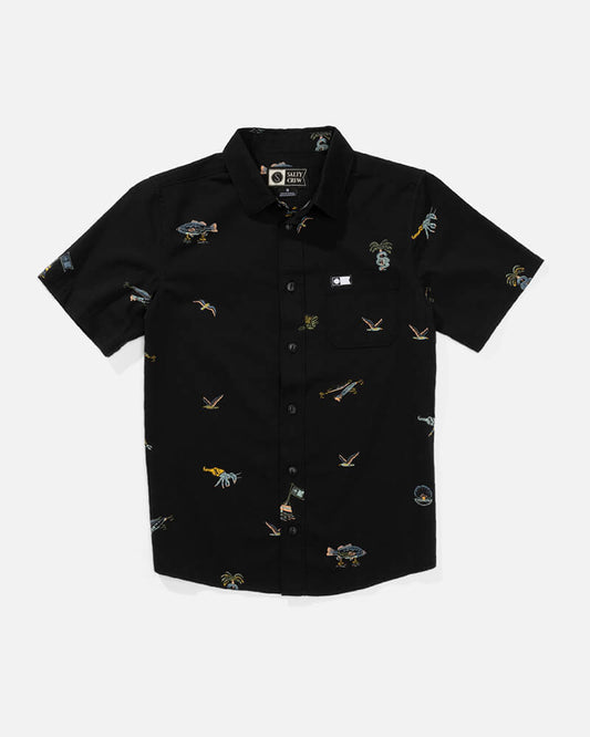 Session  Button Up Kids - Black