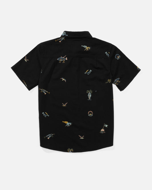 Session  Button Up Kids - Black