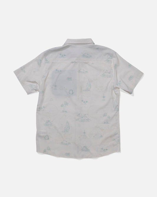 Flagship Uv Button Up - White