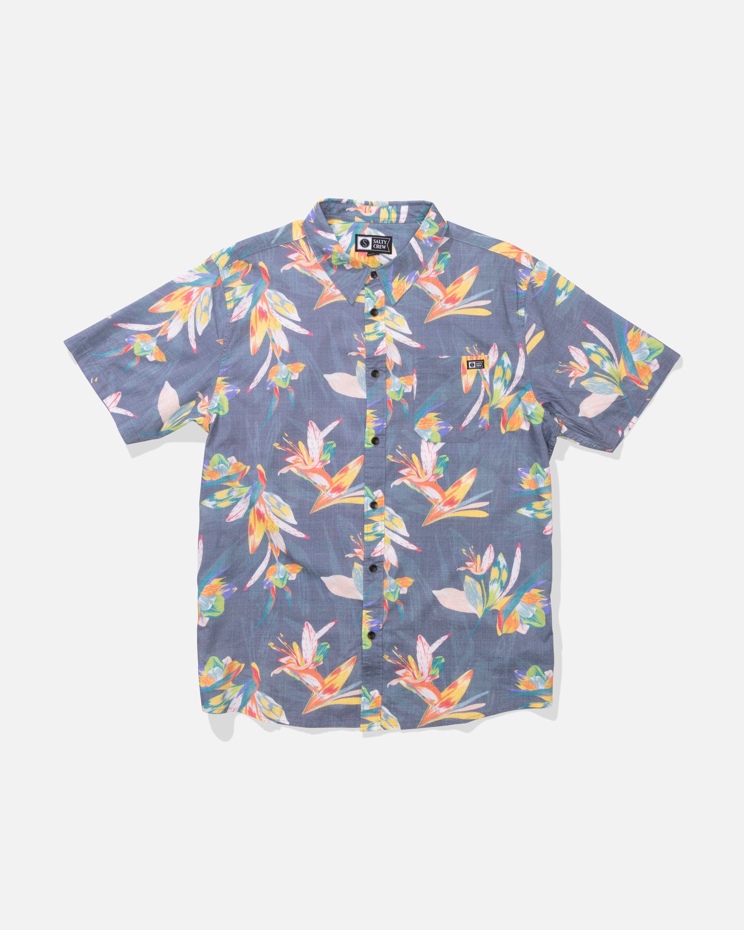 Crew Ss Button Up - Dark Shadow