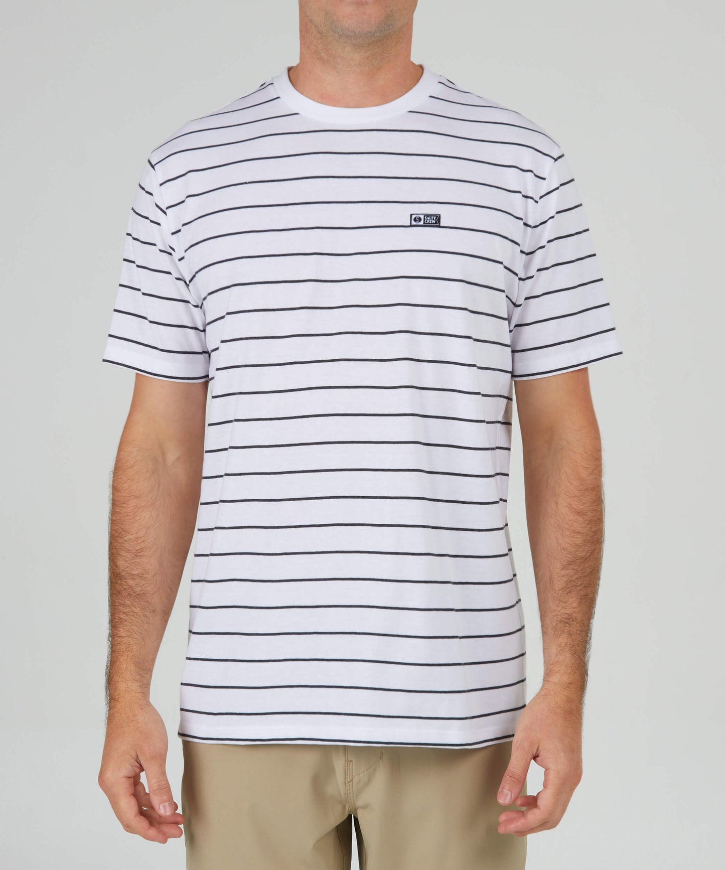 Salty Crew Men - Ahoy S/S Knit - White/Black