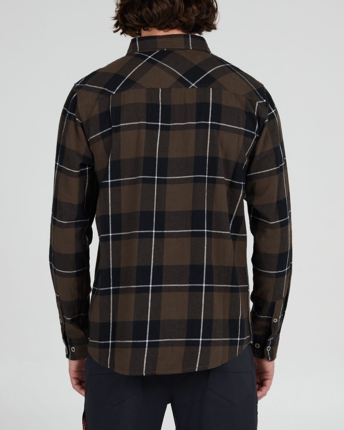 Salty Crew Men - First Light Flannel - Black/Brown