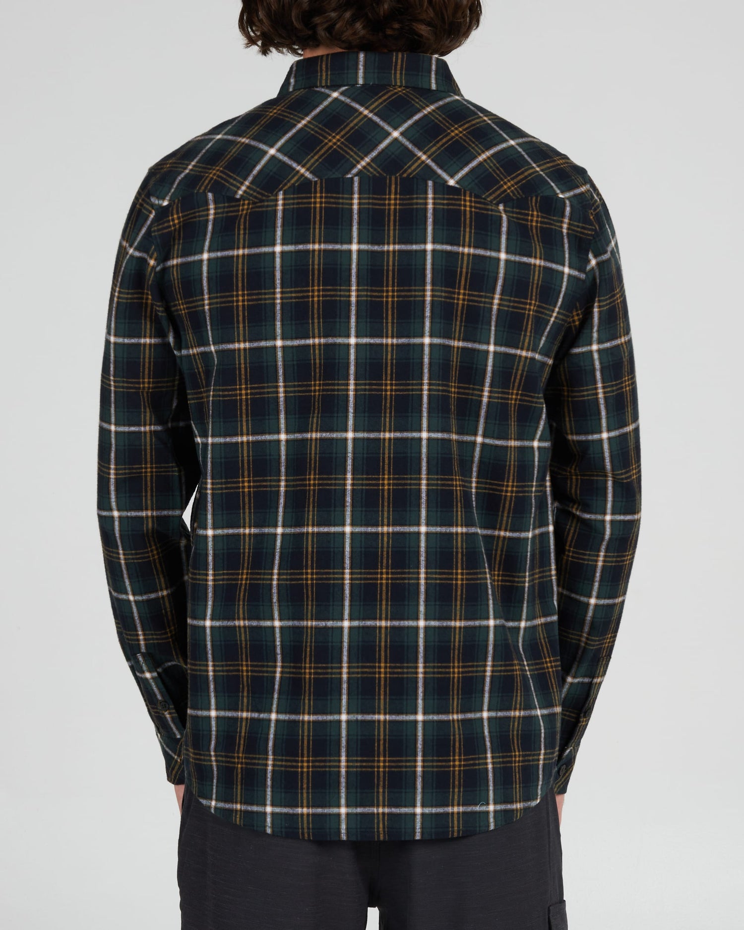 Salty Crew Men - Herdsman Flannel - Black Spruce