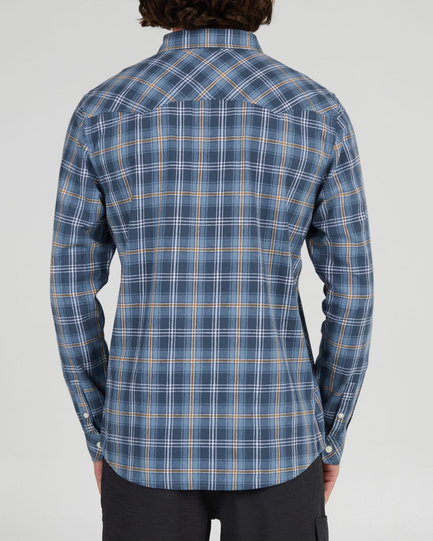 Salty Crew Men - Herdsman Flannel - Dark Slate