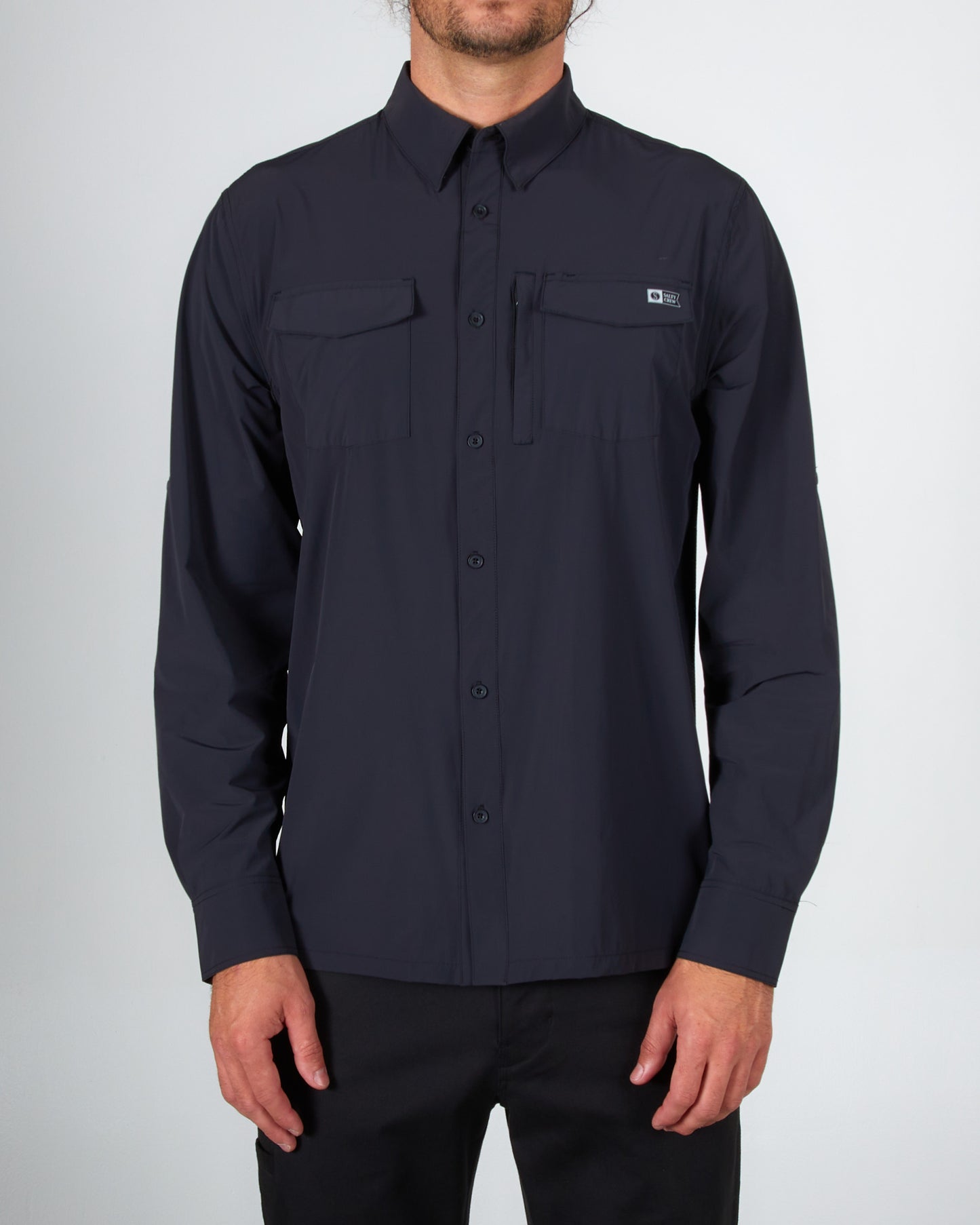 Charter L/S Tech Woven - Black