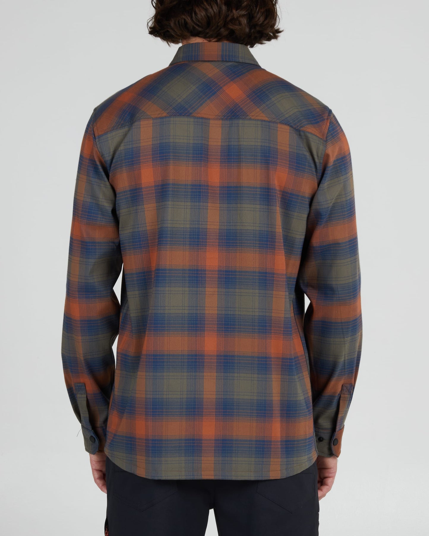 Salty Crew Men - Fathom Ls Tech Flannel - Earth