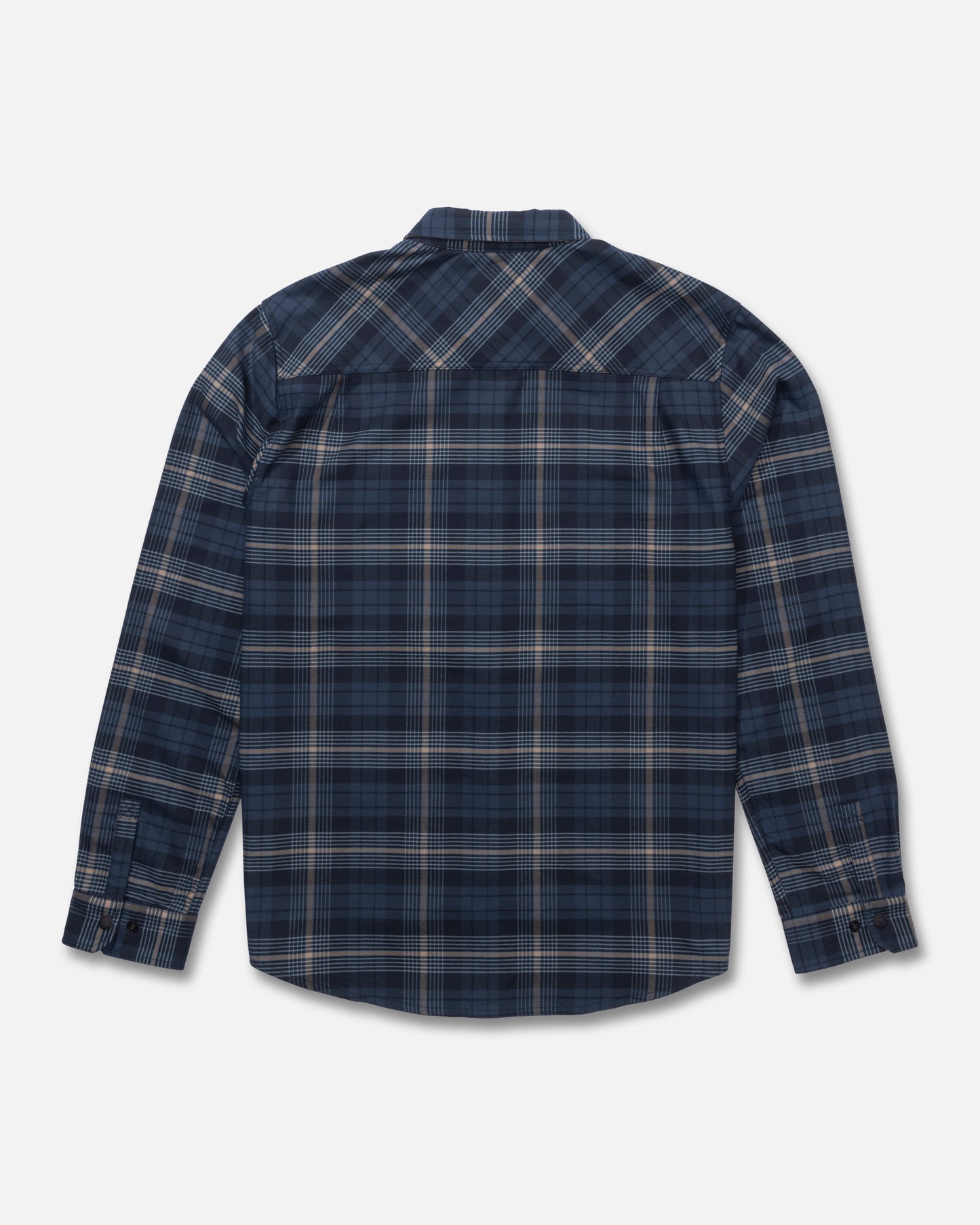 Fathom Ls Tech Flannel - Navy Khaki