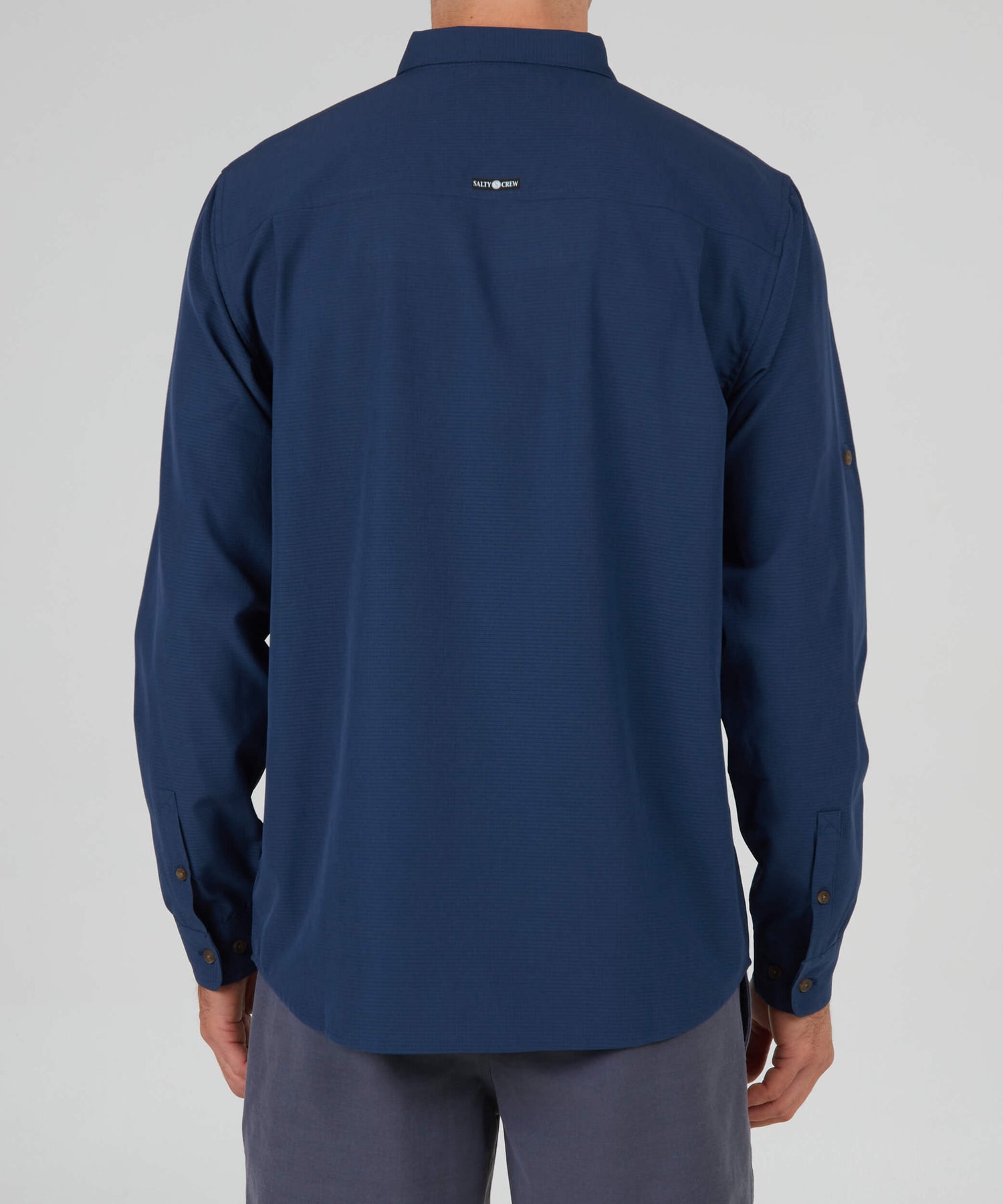 Salty Crew Men - Skipper Perf Ls Tech Woven - Navy