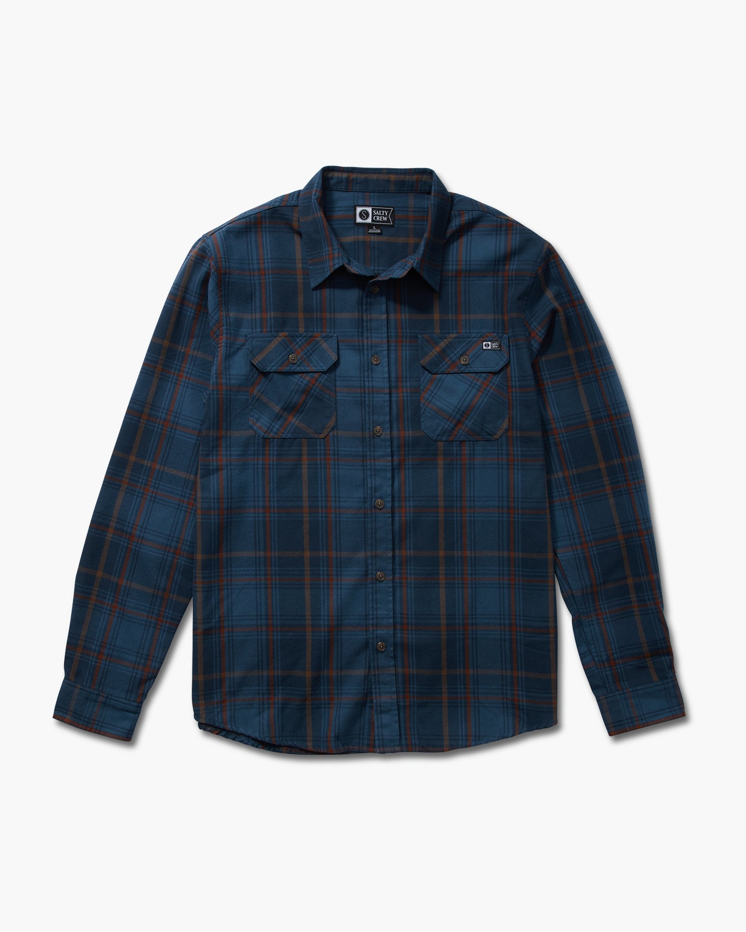 front view of Daybreak Navy Flannel