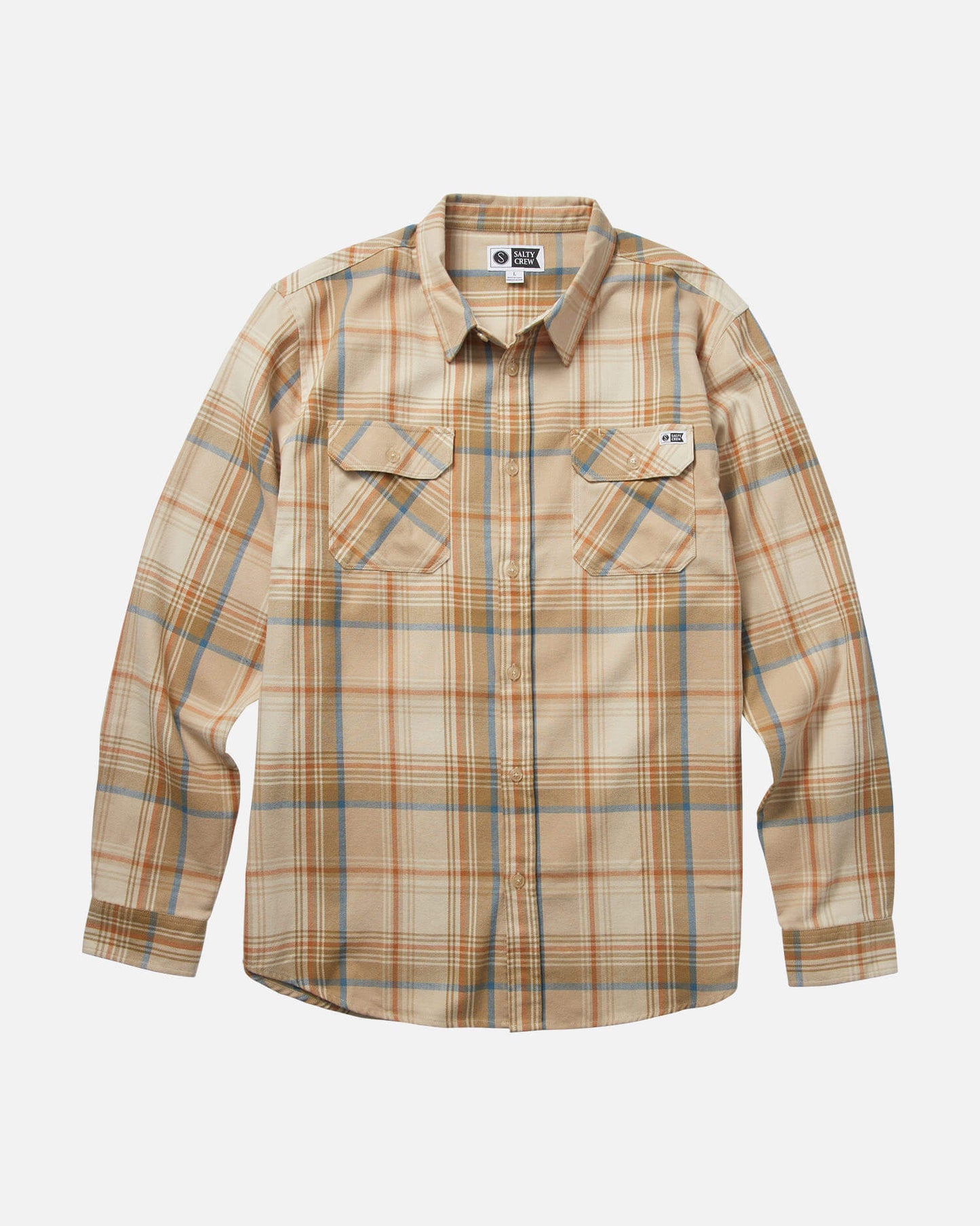 Salty Crew Men - Daybreak Flannel - Sandstone