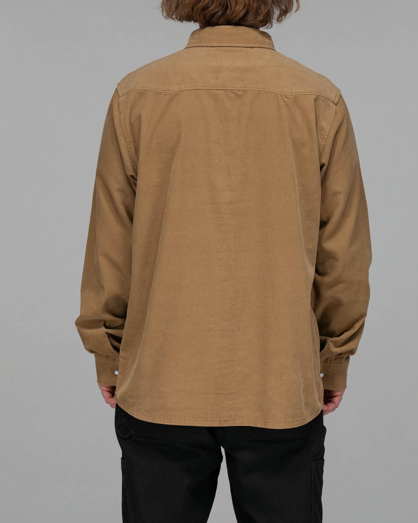 Salty crew WOVEN SHIRTS Boondocks Corduroy L/S - Straw in Straw