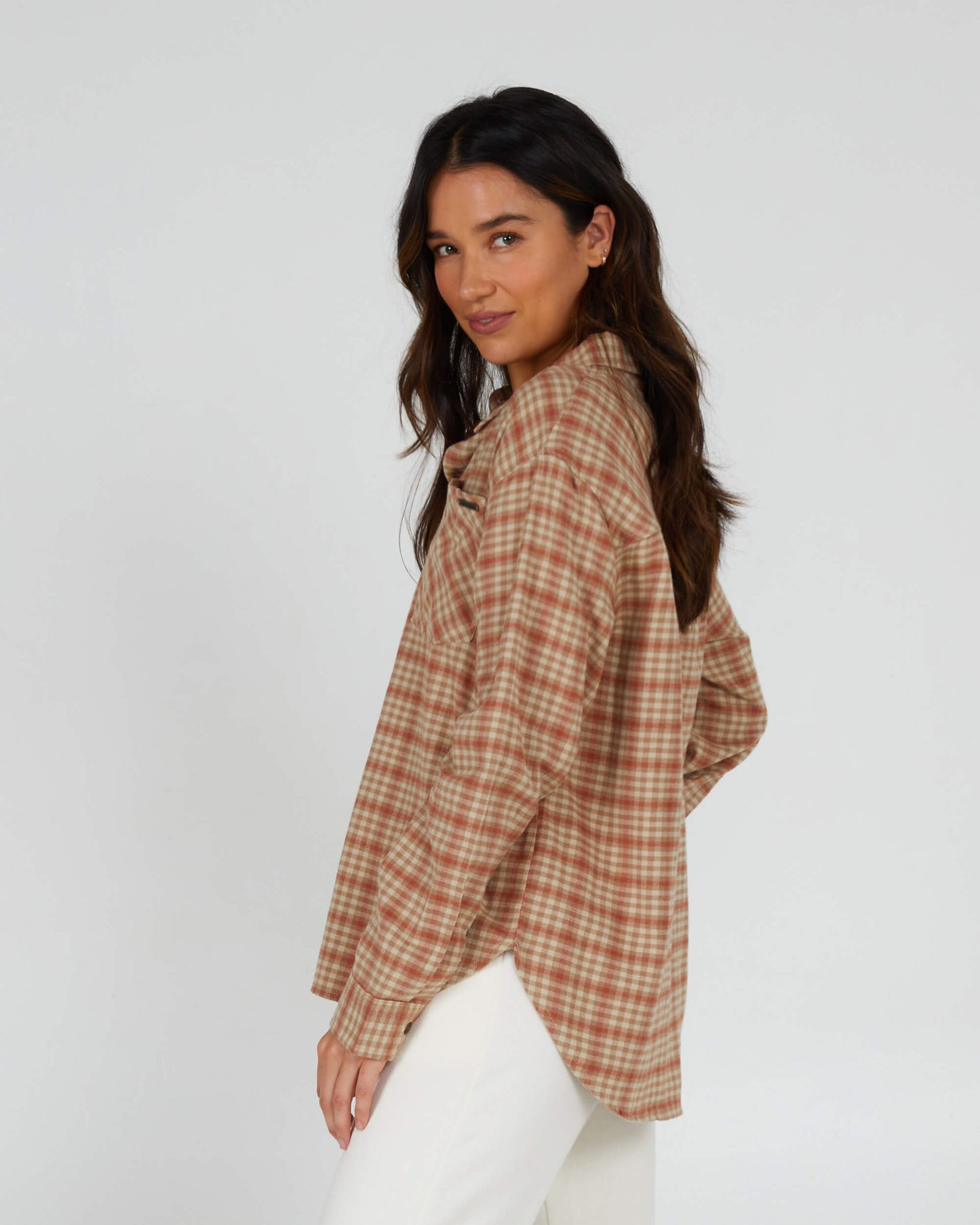 Salty Crew Womens - Shore Break Flannel - Sand Dune