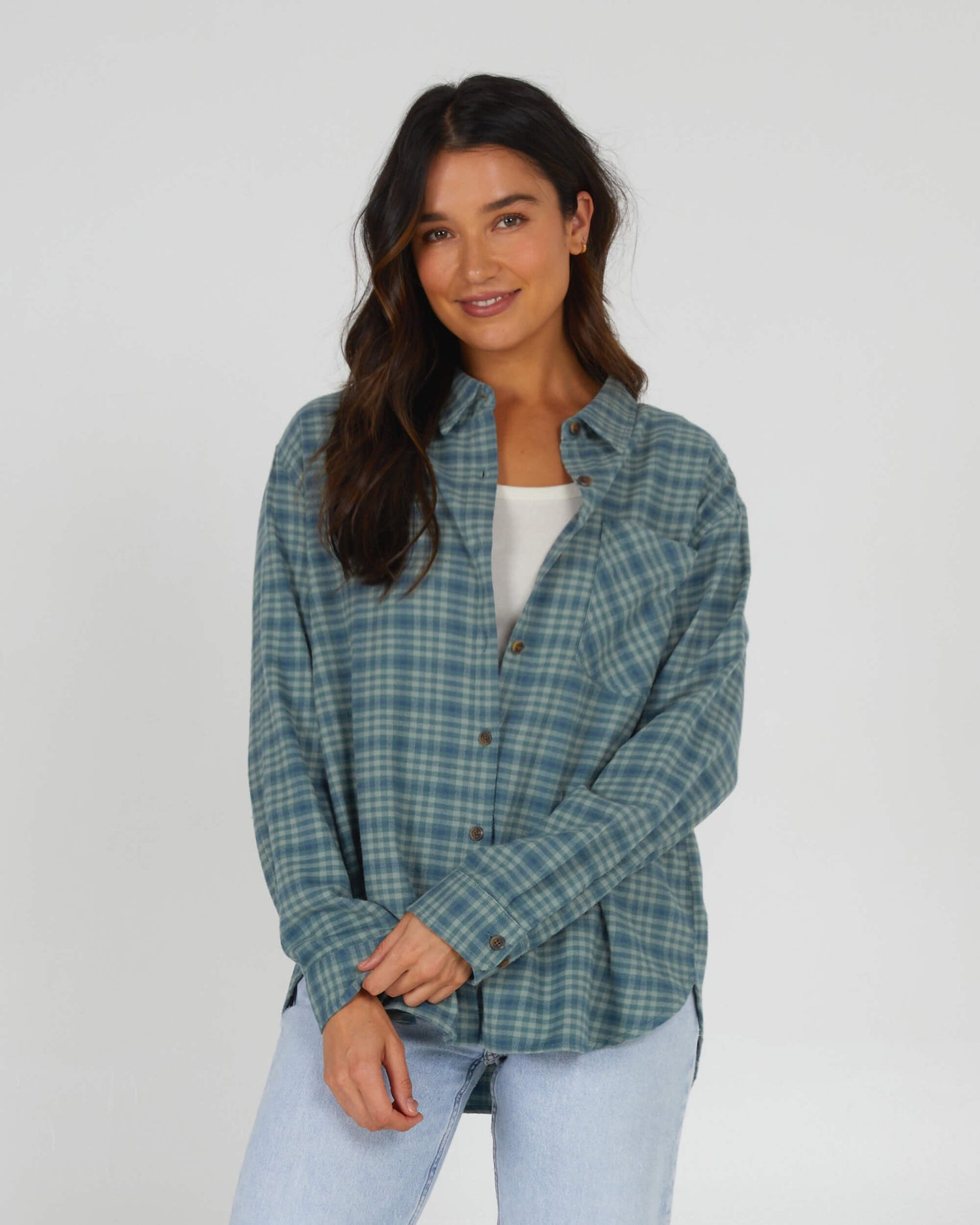 Salty Crew Womens - Shore Break Flannel - Sage