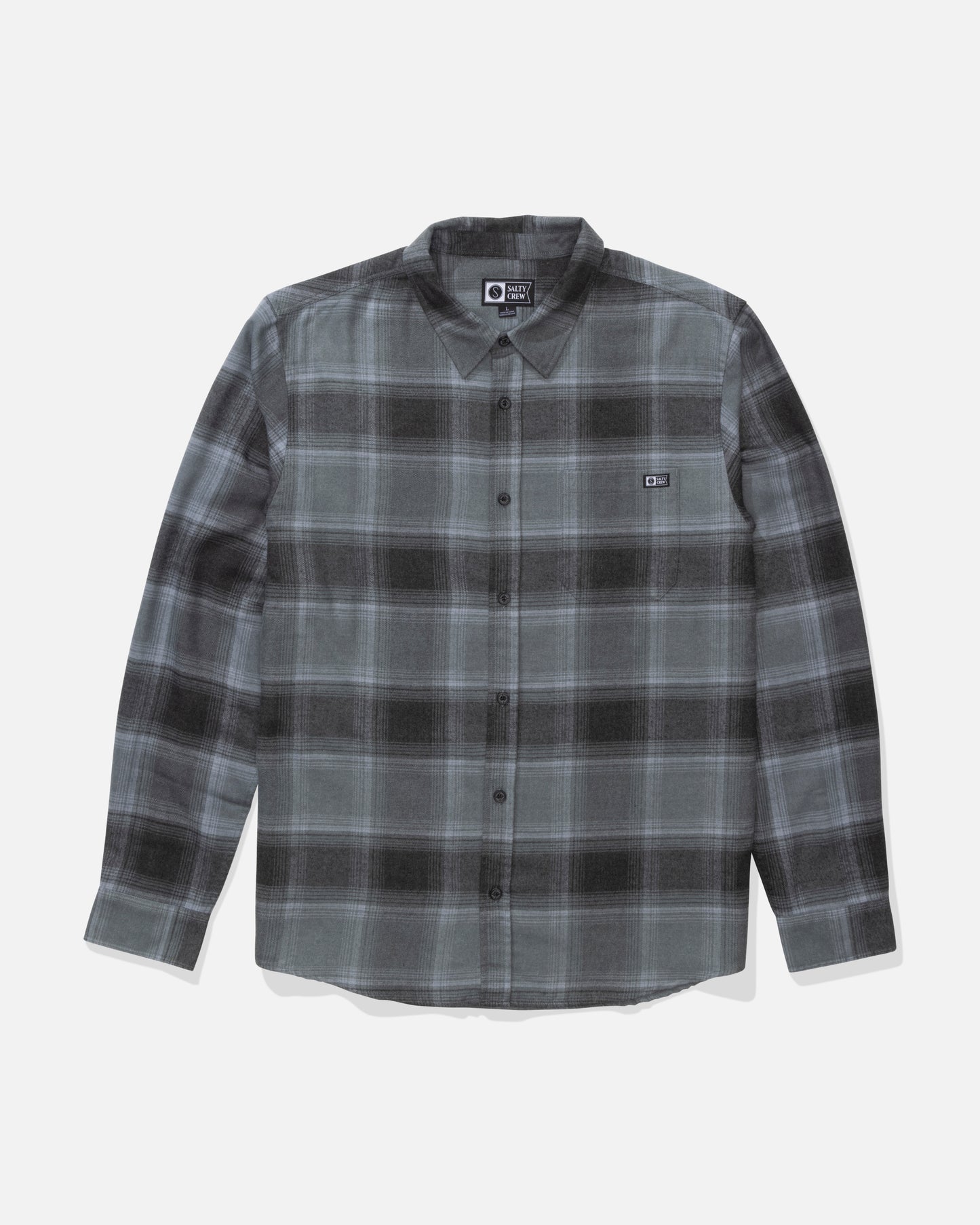 Early Bird Flannel - Pirate Black