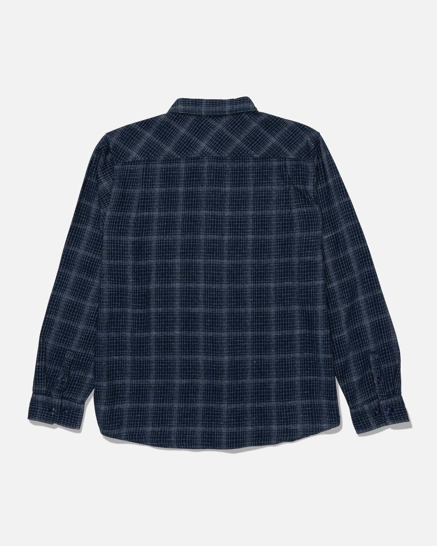 Fine Line Flannel - Navy