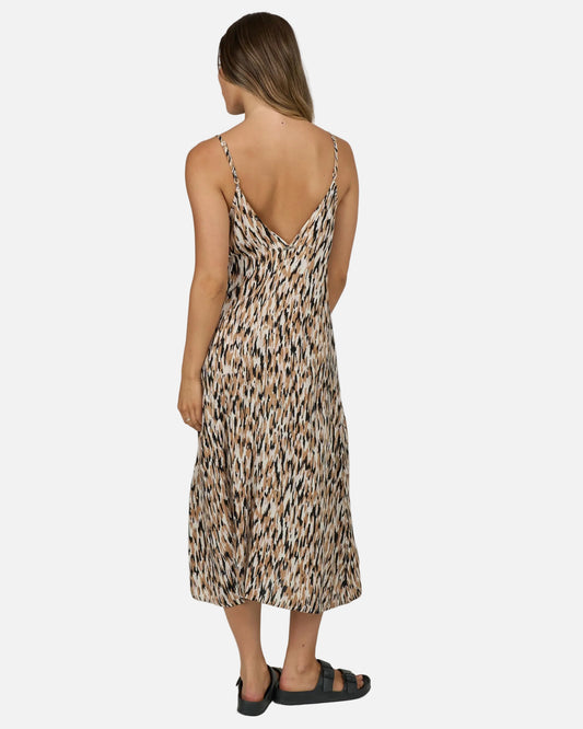 Dreamland Midi Dress - Sand Bar