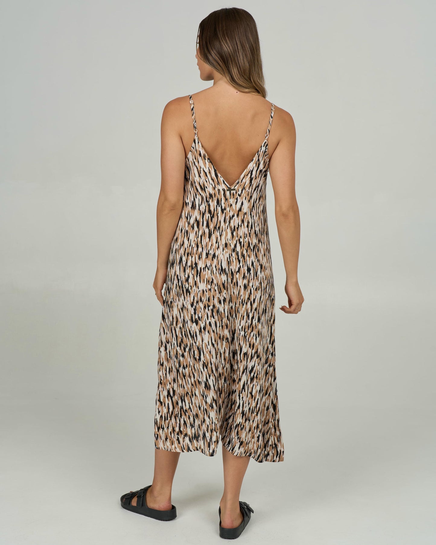Dreamland Midi Dress - Sand Bar