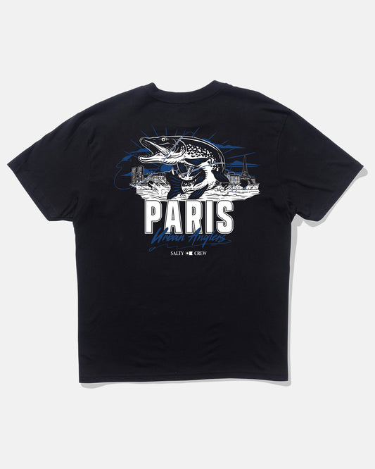 Paris Urban Angler Ss Tee - Black