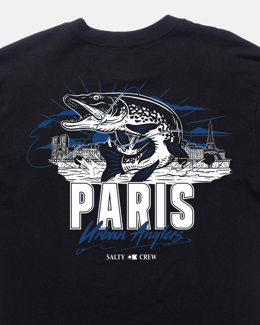 Paris Urban Angler Ss Tee - Black