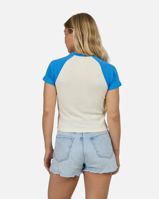 Sailors Delight Raglan Tee - Bold Blue