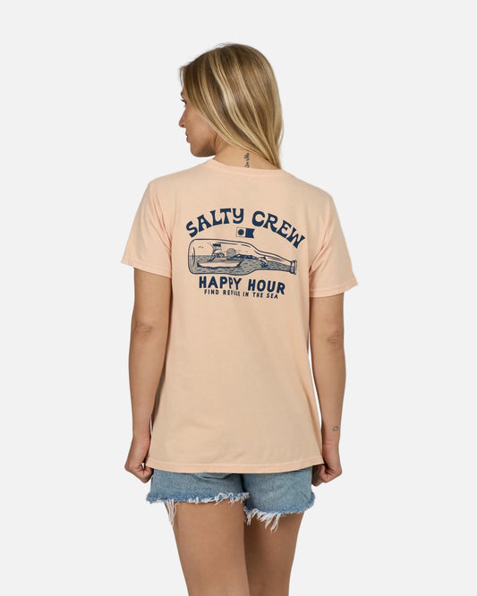 Happy Hour B.f. Tee - Apricot