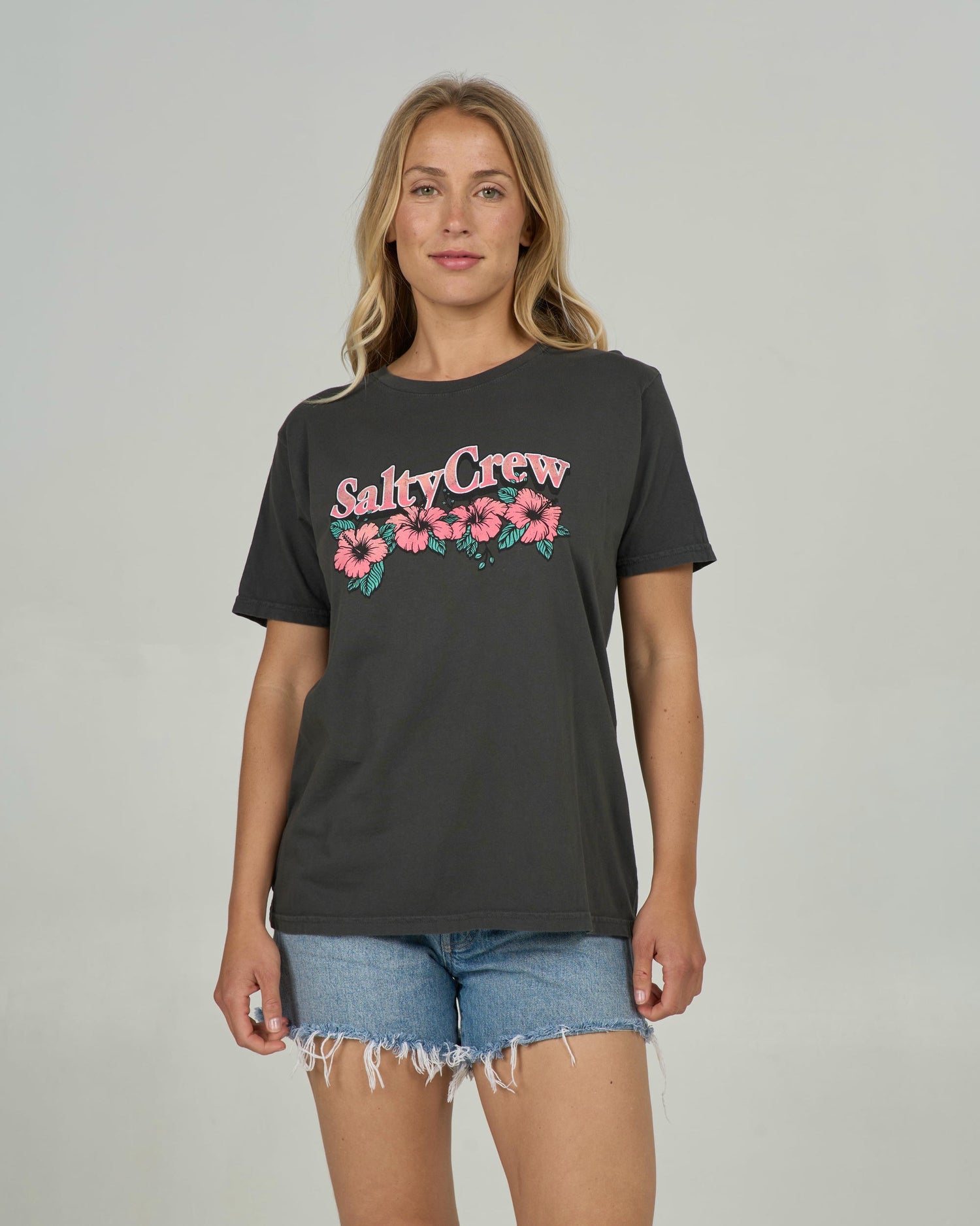 Vacation B.f. Tee - Charcoal