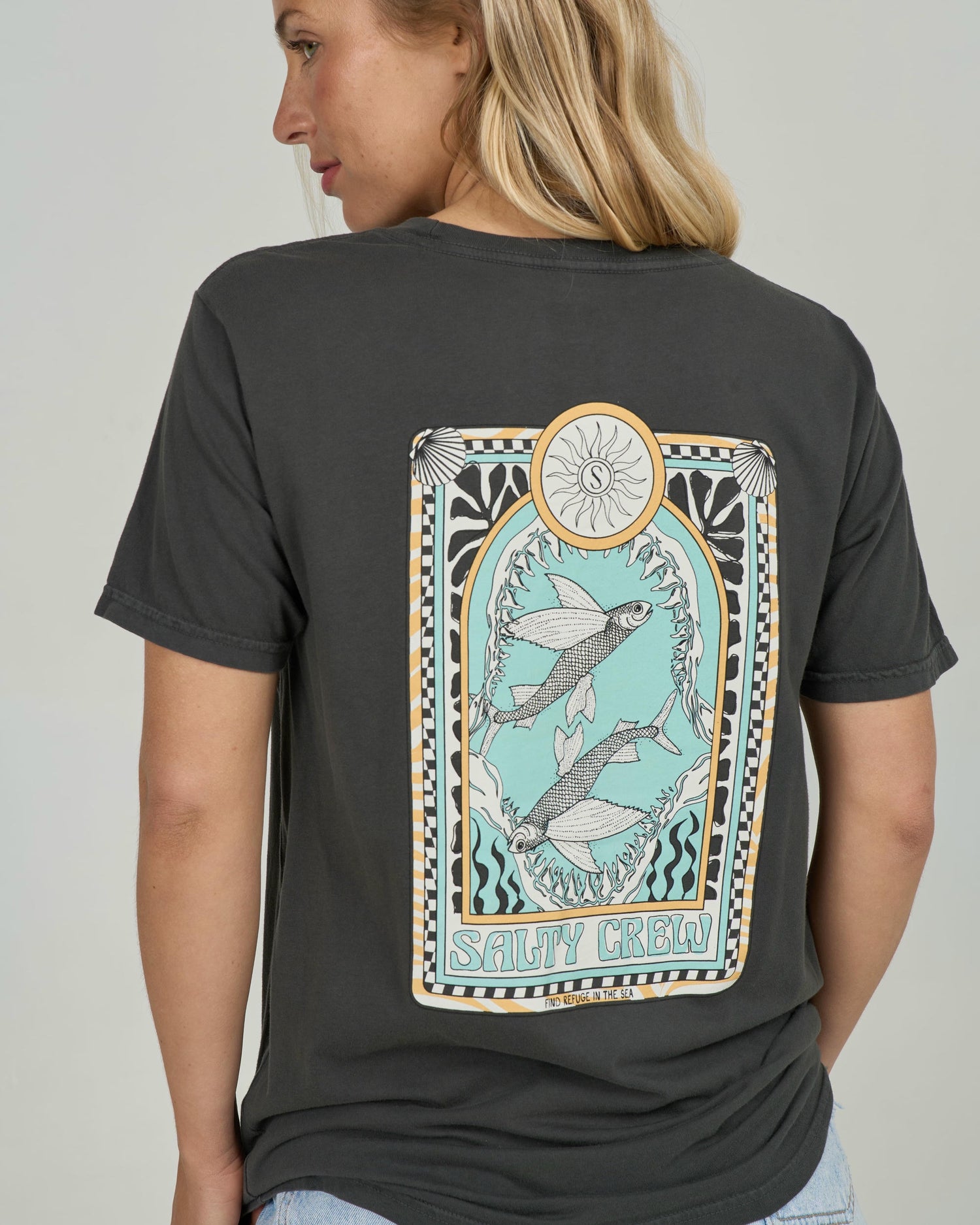 Zodiac B.f. Tee - Charcoal