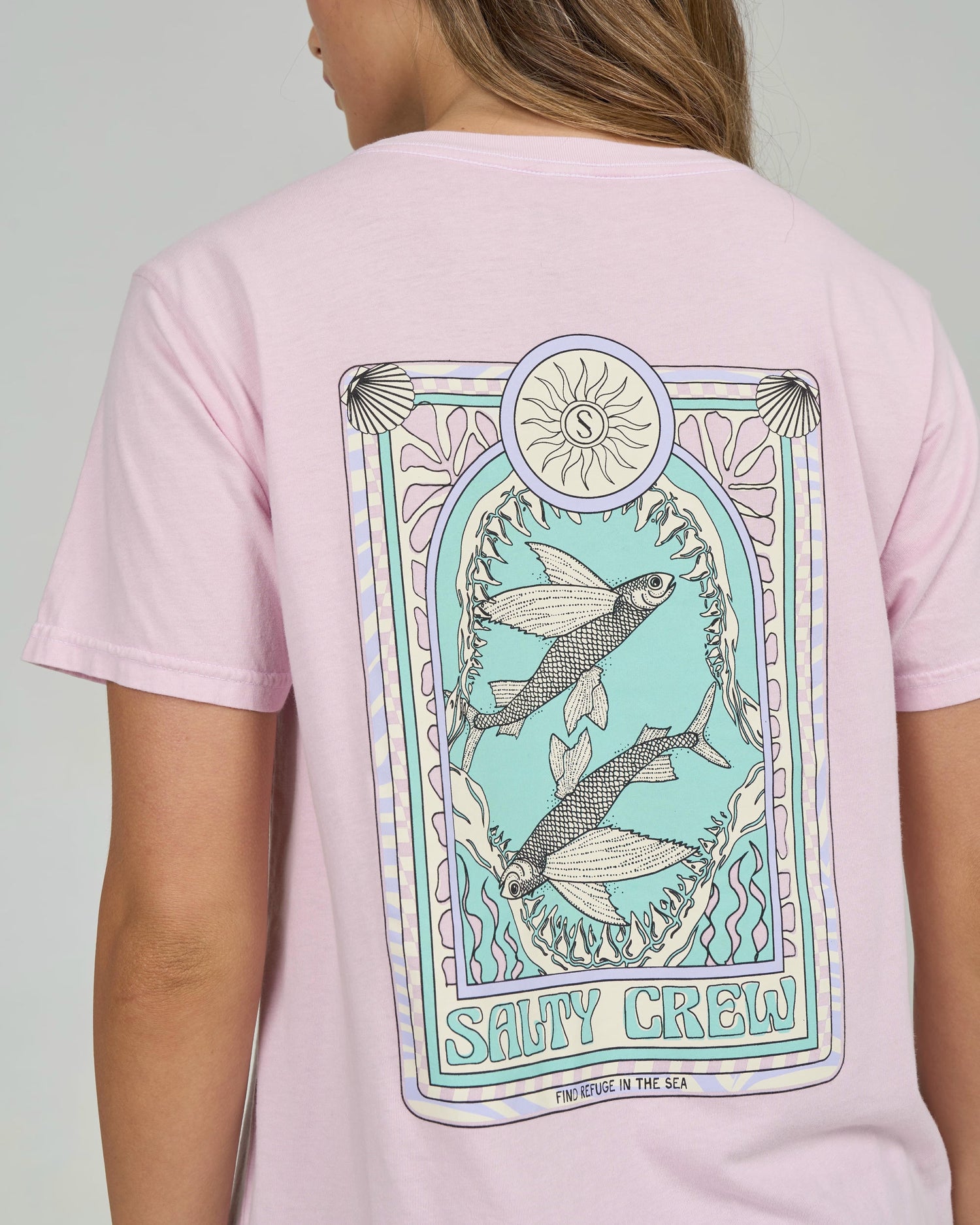Zodiac B.f. Tee - Pink Skies